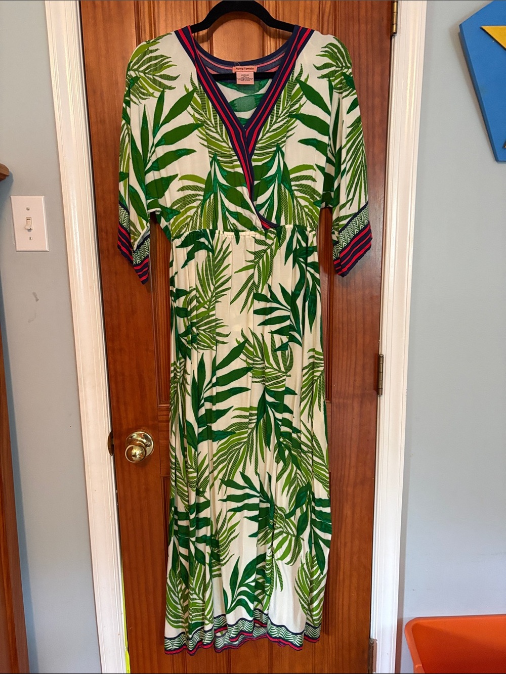 Pretty light tropical long dress